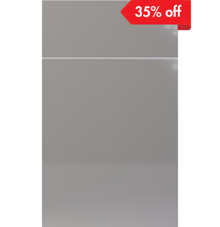 Frameless High Glossy Gray - homecabinets
