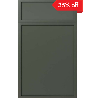 Slim Aston Green Shaker - homecabinets
