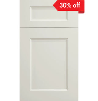 White Shaker Cabinet (Creamy White) - homecabinets