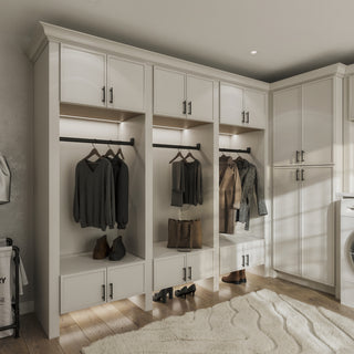 Slim Dove White Shaker 10x10 Kitchen