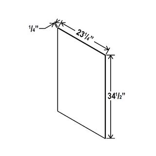 Treasure Chest - 23-1/4"W × 34-1/2"L Base Skin Panel