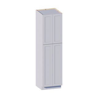 Dove Gray - 24"W × 90"H Tall Pantry Cabinet
