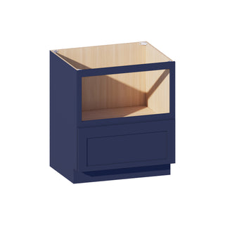 Navy Blue - 30"W Microwave Base Cabinet