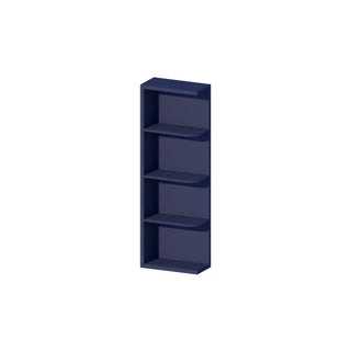 Navy Blue - 6"W × 36"H Open Shelf Wall End Cabinet