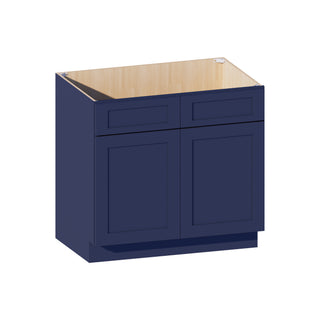 Navy Blue - 36"W Sink Base Cabinet