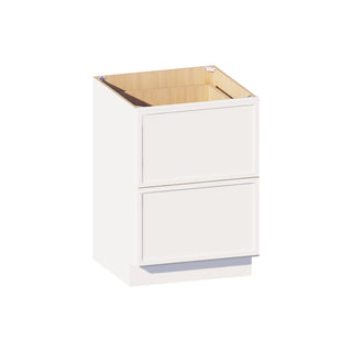 Slim Dove White - 24"W Drawer Base Cabinet