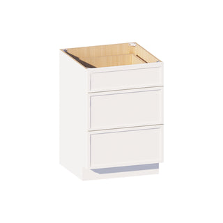Slim Dove White - 24"W Drawer Base Cabinet