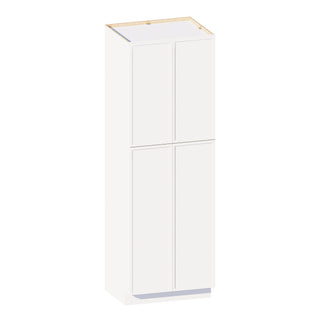 Slim Dove White - 24"W × 96"H Tall Pantry Cabinet