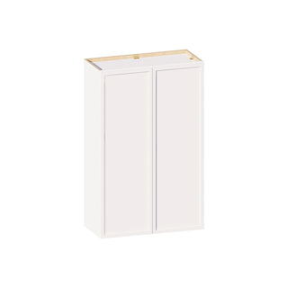 Slim Dove White - 27"W × 42"H Standard Wall Cabinet