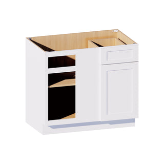 Classic White - 39"W Blind Corner Base Cabinet