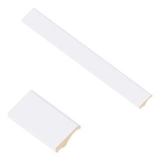 Classic White - 3-5/8"W × 96"L Decorative Molding