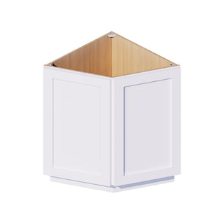Classic White - 24"W Angled-End Base Cabinet