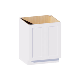 Classic White - 27"W Full-Height Door Base Cabinet