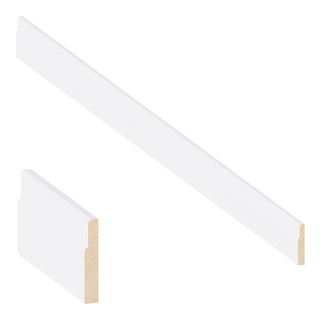 Classic White - 4-1/2"W × 96"L Furniture Base Molding