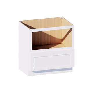 Classic White - 33"W Microwave Base Cabinet