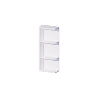Classic White - 6"W × 30"H Open Shelf Wall End Cabinet
