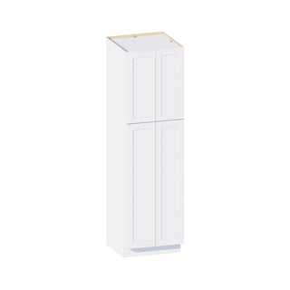 Classic White - 24"W × 84"H Tall Pantry Cabinet
