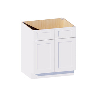 Classic White - 30"W Vanity Sink Base Cabinet