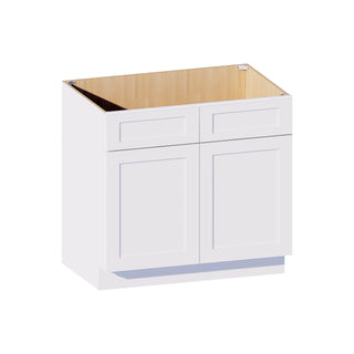 Classic White - 36"W Vanity Sink Base Cabinet