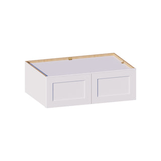 Classic White - 36"W × 12"H Deep (24") Wall Bridge Cabinet