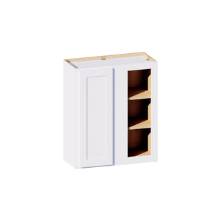 Classic White - 24"W × 30"H Blind Corner Wall Cabinet