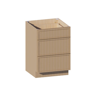 Slim White Oak - 24"W Drawer Base Cabinet