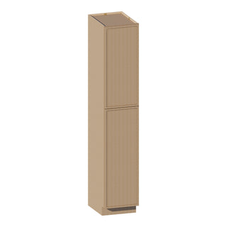 Slim White Oak - 18"W × 96"H Tall Pantry Cabinet