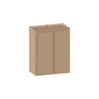 Slim White Oak - 24"W × 30"H Standard Wall Cabinet