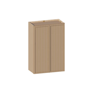 Slim White Oak - 24"W × 36"H Standard Wall Cabinet
