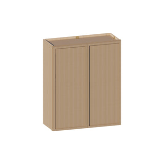 Slim White Oak - 30"W × 36"H Standard Wall Cabinet