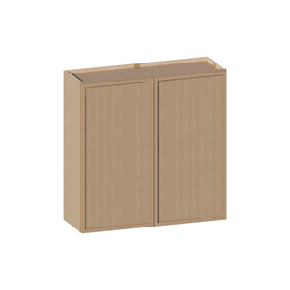 Slim White Oak - 36"W × 36"H Standard Wall Cabinet