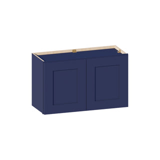 Navy Blue - 30"W × 18"H Standard Wall Cabinet