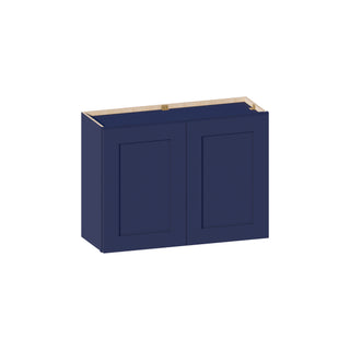 Navy Blue - 33"W × 24"H Standard Wall Cabinet