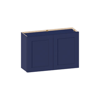 Navy Blue - 36"W × 24"H Standard Wall Cabinet