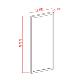 Aston Green - 11 - 3/4"W × 41 - 3/4"L Wall Decorative Door Panel - homecabinets