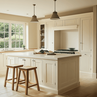 Creamy White Shaker Sample Door - homecabinets