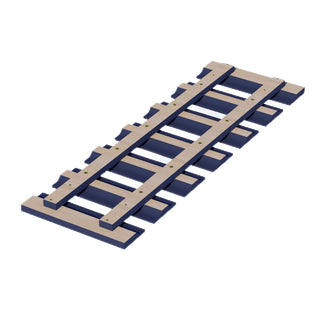 HB - GL36: Indigo Blue Shaker 36"W x 1 - 1/2"H x 12"D Wall Glass Holder - homecabinets