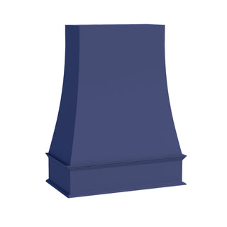 HB - WRH4836: Indigo Blue Shaker 48"W x 36"H Wood Wall Mounted Range Hoods - homecabinets