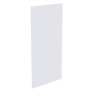HF - BP48x96 - 1/4: Frost White Shaker 48"W x 96"H x 1/4"D Base End Skin Panel - homecabinets