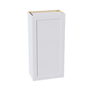 HF - W2142: Frost White Shaker 21"W x 42"H 1 Door & 3 Shelves Standard Wall Cabinet - homecabinets