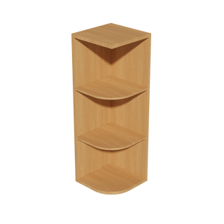 HT - OE1236: Timber Wood Shaker 12"W x 36"H 4 Shelves Wall End Shelf Cabinet - homecabinets