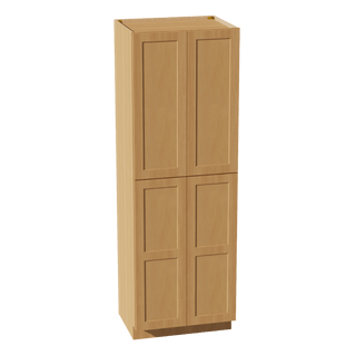 HT - TP3090: Timber Wood Shaker 30"W x 90"H x 24"D 4 Door & 5 Shelves Tall Shelf Pantry Cabinets - homecabinets