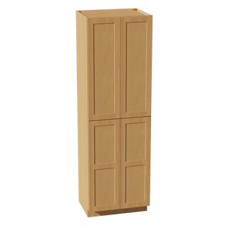 HT - TP3096: Timber Wood Shaker 30"W x 96"H x 24"D 2 Doors & 6 Shelves Tall Shelf Pantry Cabinets - homecabinets