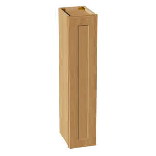 HT - W0942: Timber Wood Shaker 09"W x 42"H 1 Door & 3 Shelves Standard Wall Cabinet - homecabinets