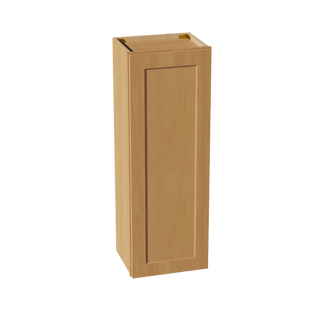 HT - W1542: Timber Wood Shaker 15"W x 42"H 1 Door & 3 Shelves Standard Wall Cabinet - homecabinets