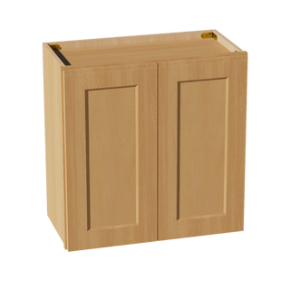 HT - W2424: Timber Wood Shaker 24"W x 24"H 2 Doors Standard Wall Bridge Cabinet - homecabinets