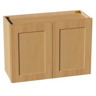 HT - W3021: Timber Wood Shaker 30"W x 21"H 2 Doors Standard Wall Bridge Cabinet - homecabinets