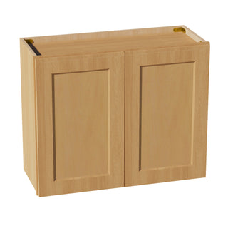 HT - W3024: Timber Wood Shaker 30"W x 24"H 2 Doors Standard Wall Bridge Cabinet - homecabinets