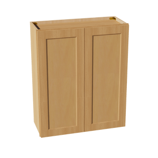 HT - W3036: Timber Wood Shaker 30"W x 36"H 2 Doors & 2 Shelves Standard Wall Cabinet - homecabinets