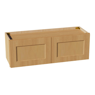 HT - W3312: Timber Wood Shaker 33"W x 12"H 2 Doors Standard Wall Bridge Cabinet - homecabinets